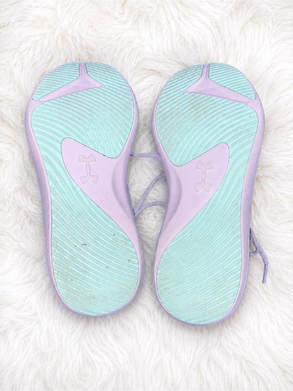 Under Armour Girls Size 6Y Running Shoes Pastel Tie Dye Athletic Sneakers - Picture 7 of 7